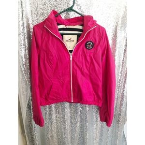 HOT PINK HOLLISTER WINDBREAKER